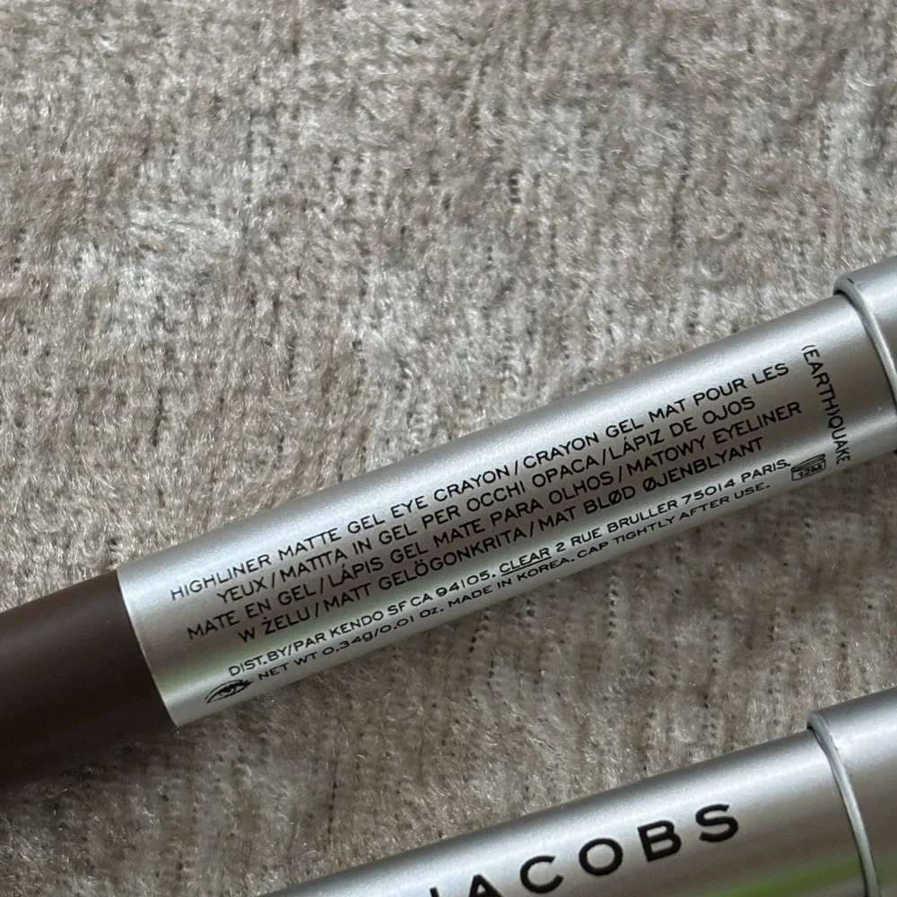 Marc Jacobs Brown Gel Eye Crayons Dew Drops Gel Highlighter Vera Bradley Mini